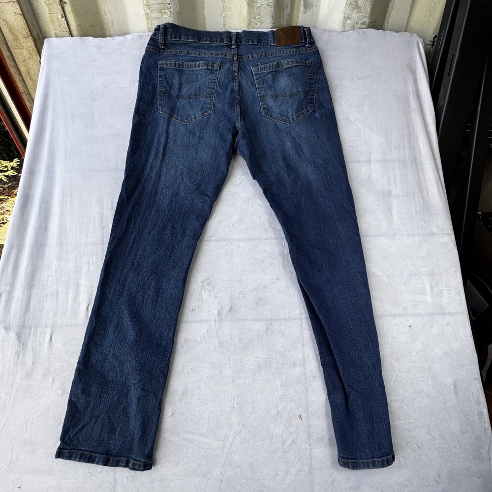 Beverly Hills Polo Club Jeans Mens 36x32 Blue Denim Casual Workwear Straight Leg